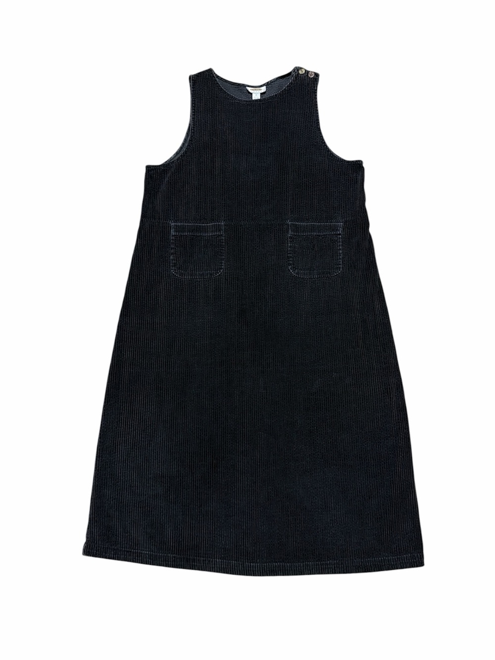 Vintage Talbots Petite Sleeveless Dress Women’s 14 Corduroy Pinafore Maxi Dress
